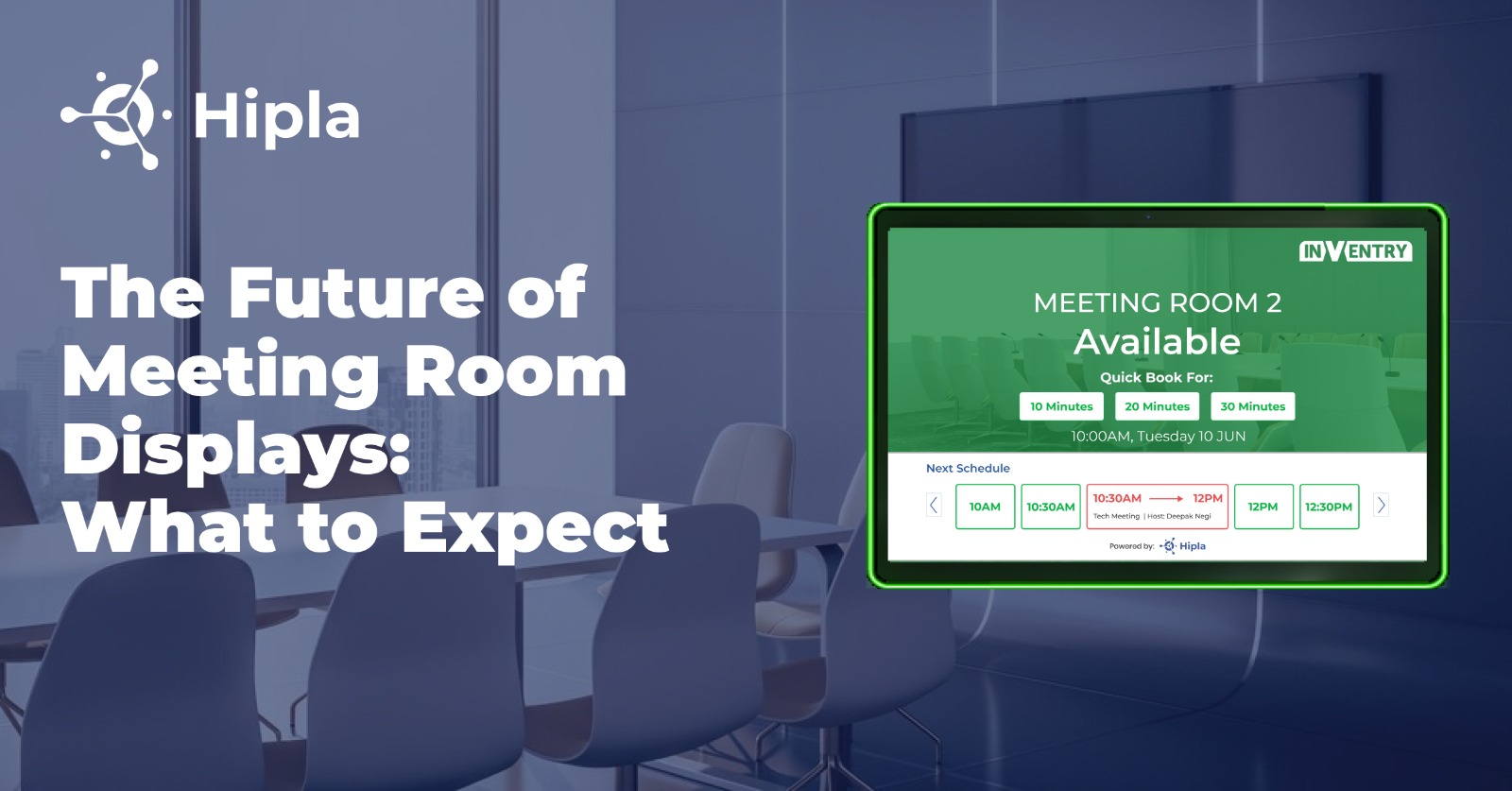 Meeting Room Display Booking Software