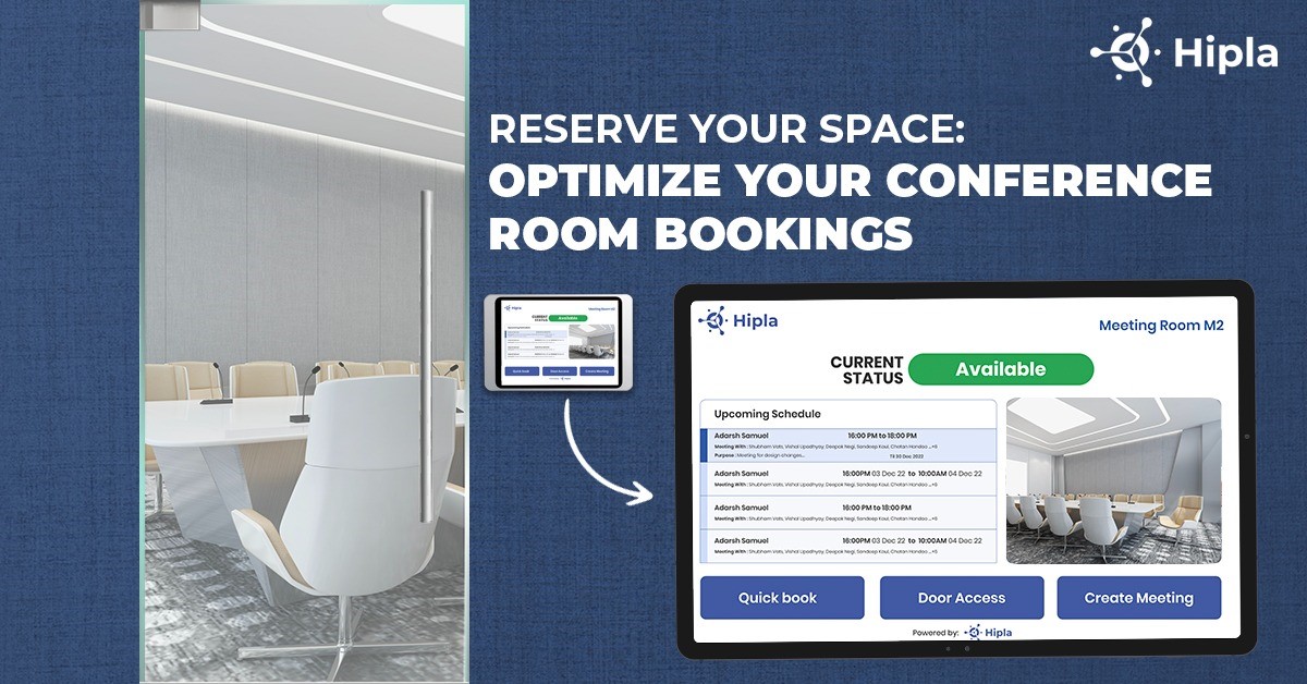 Conference room booking software